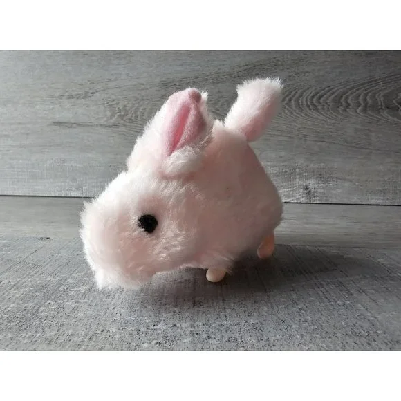 Unbranded | Toys | Vintage 90s Pink Bunny Plush Toy Gift Bouncing